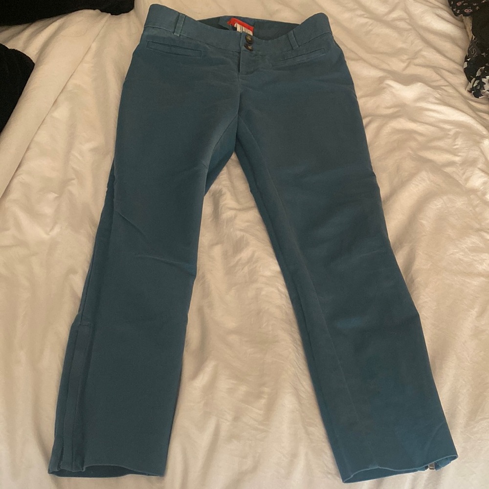 Cartonnier Size 0 Blue ankle crop chino pant